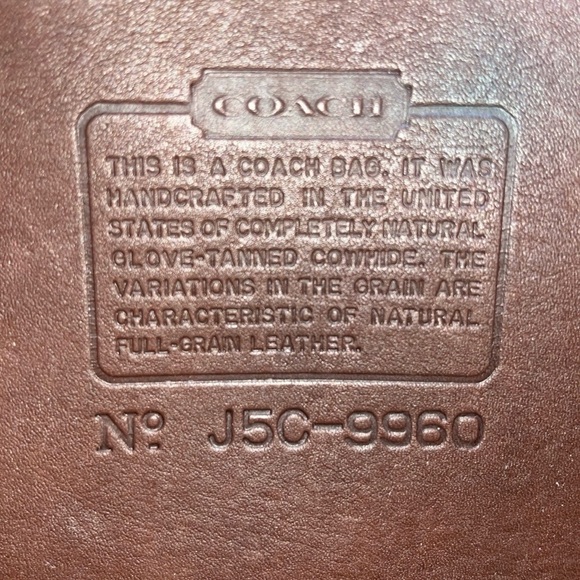 Vintage Coach Brown Leather Daypack - Picture 8 of 8